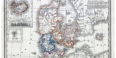 Stari zemljevid danske,