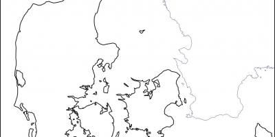 Zemljevid danske, oris